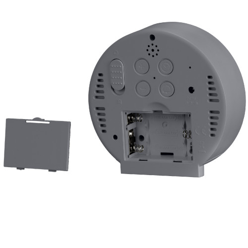 Часы настольные Bresser MyTime Echo FXR Silver (8010071QT5WHI)