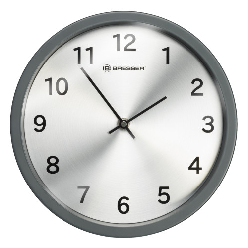 Часы настенные Bresser MyTime Silver Edition Symbol Matte Graphite (8020314UJT000)