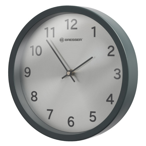 Часы настенные Bresser MyTime Silver Edition Symbol Matte Graphite (8020314UJT000)