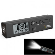Часы National Geographic Thermometer Flashlight Black (9060300)