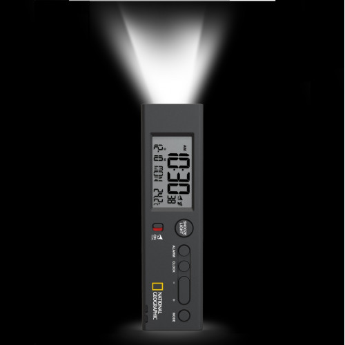 Часы National Geographic Thermometer Flashlight Black (9060300)