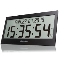 Часы настенные Bresser Jumbo LCD Black (7001802CM3000)