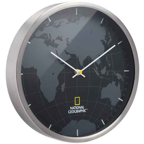 Часы настенные National Geographic World Map Aluminium (9080000)