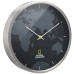 Часы настенные National Geographic World Map Aluminium (9080000)