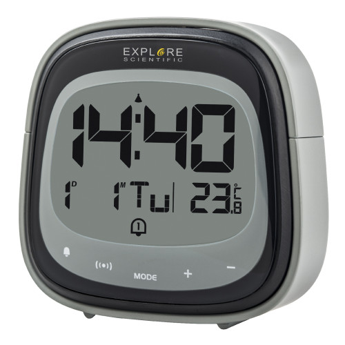 Часы настольные Explore Scientific RC Dual Alarm Black (RDC3006CM3LC2)