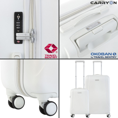 Чемодан CarryOn Skyhopper (L) White (502424)