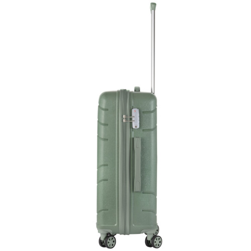 Чемодан TravelZ Big Bars (M) Olive Green