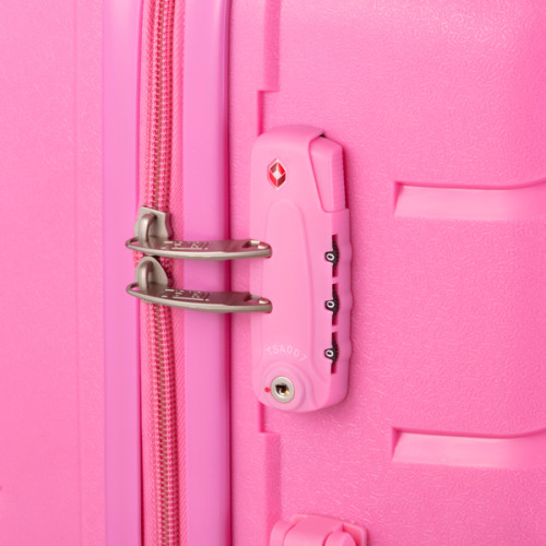 Чемодан TravelZ Big Bars (L) Pink