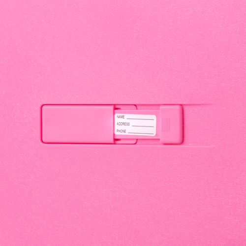 Чемодан TravelZ Big Bars (L) Pink