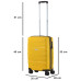 Чемодан CarryOn Porter (S) Yellow (502456)