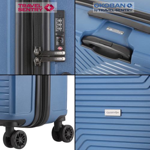 Чемодан CarryOn Transport (L) Blue Jeans (502409)