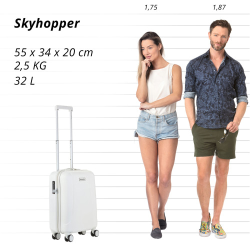 Чемодан CarryOn Skyhopper (S) White (502422) Чемодан CarryOn Skyhopper (S) White (502422)