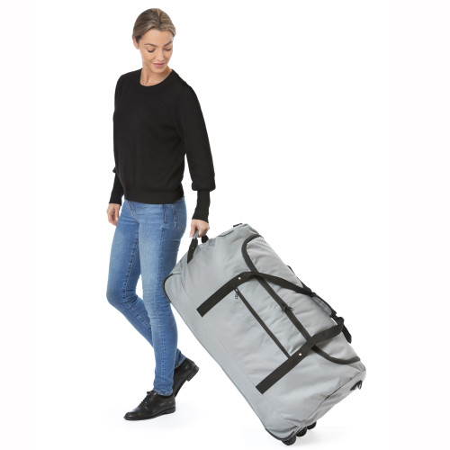 Сумка дорожная на колесах TravelZ Wheelbag 100 Grey