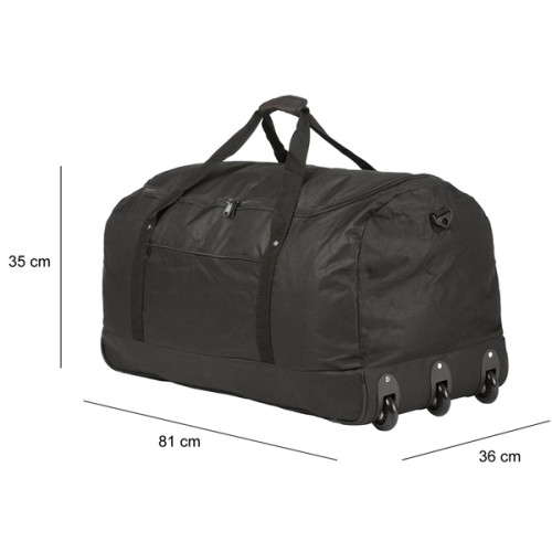 Сумка дорожная на колесах TravelZ Wheelbag 100 Black