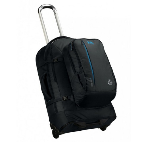 Сумка-рюкзак на колесах Vango Exodus 60+20 Grey/Blue (RUNEXODUSG38R0N)