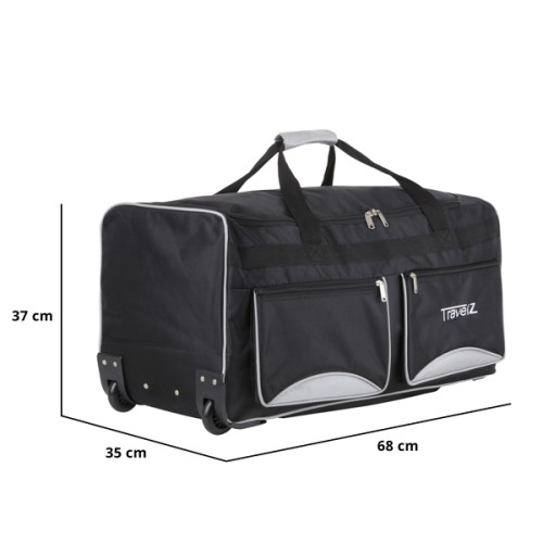 Сумка дорожная на колесах TravelZ Wheelbag 90 Black