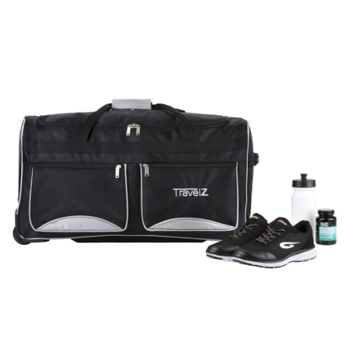 Сумка дорожная на колесах TravelZ Wheelbag 90 Black