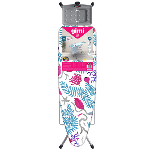 Доска гладильная Gimi Advance 100 122x38 см Green Flower (154222)