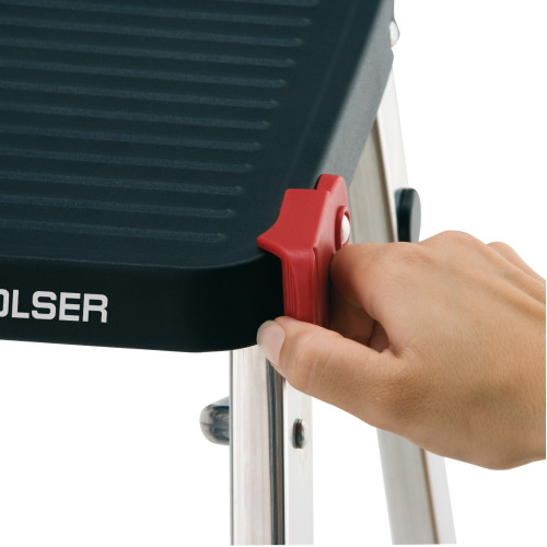Стремянка Rolser Taburete M/3 3 ступени Negro (MET3001-1023)