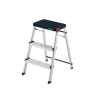 Стремянка Rolser Taburete M/3 3 ступени Negro (MET3001-1023)