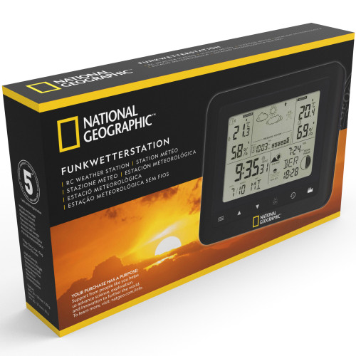 Метеостанция National Geographic Weather Stations Black (9070100)
