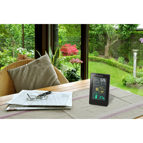 Метеостанция Bresser Colour weather station Temeo Life H Black (7008000CM3000)