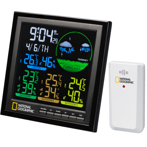 Метеостанция National Geographic VA Colour LCD 3 Sensors (9070700)
