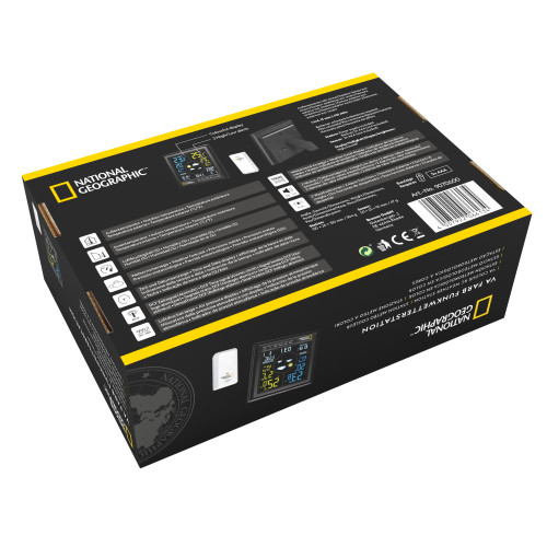 Метеостанция National Geographic VA Colour (Black) (9070600)