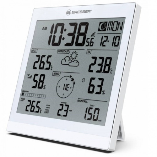 Метеостанция Bresser Weather Center JC XXL 5-in-1 White