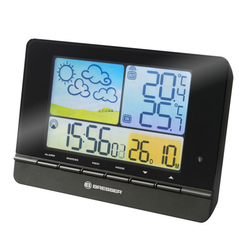 Метеостанция Bresser MeteoTrend Colour Black