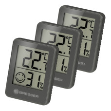 Термометр-гигрометр Bresser Temeo Hygro Indicator (3шт) Grey (7000010QT5000)