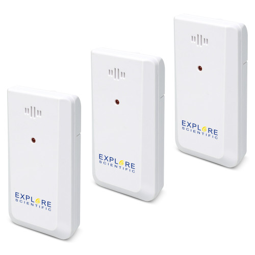 Метеостанция Explore Scientific Color 3 sensors (White) (WSH4005GYELC2)