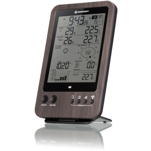 Метеостанция Bresser Weather Center 5-in-1 WTW Brown (7002512)