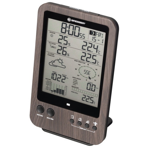 Метеостанция Bresser Weather Center 5-in-1 WTW Brown (7002512)