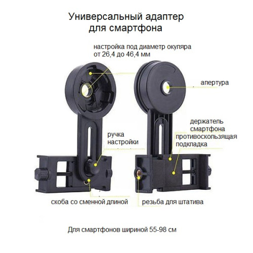 Микроскоп Optima Spectator 40x-400x + смартфон-адаптер