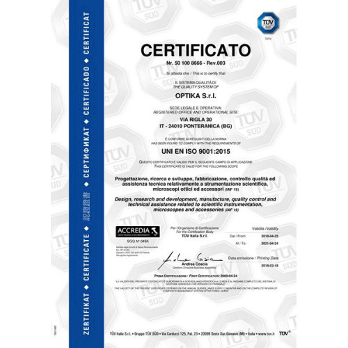 Микроскоп Optika B-293LD1 100x-1000x Trino Fluorescence