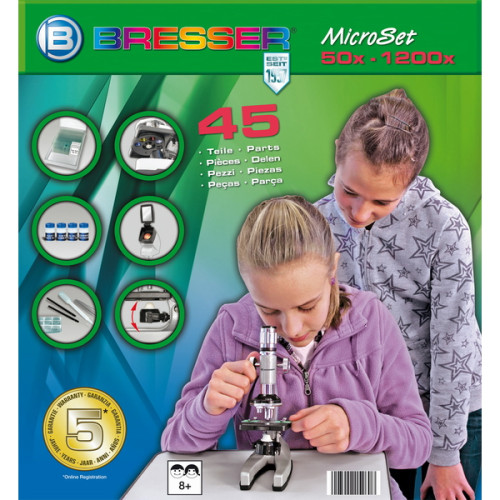 Микроскоп Bresser Junior 300x-1200x с кейсом