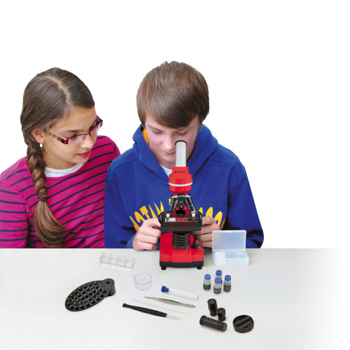 Микроскоп Bresser Biolux SEL 40x-1600x Red (смартфон-адаптер)