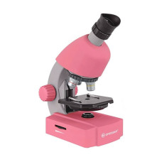 Микроскоп Bresser Junior 40x-640x Pink с набором для опытов и адаптером для смартфона (8851300E8G)