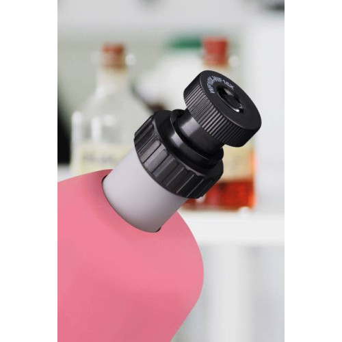 Микроскоп Bresser Junior 40x-640x Pink с набором для опытов и адаптером для смартфона (8851300E8G)