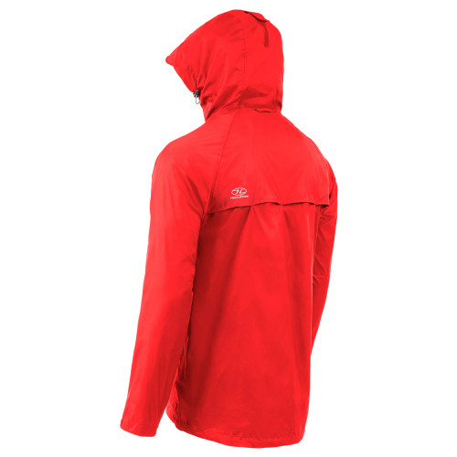 Ветровка мужская Highlander Stow & Go Pack Away Rain Jacket 6000 mm Red XL (Special Offer)