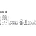 Палатка High Peak Garda 4.0 Light Grey/Dark Grey/Green (11821)