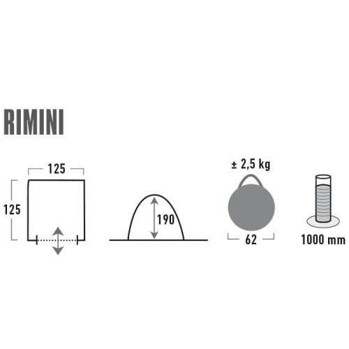 Палатка High Peak Rimini Blue (14023)