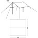 Тент Easy Camp Tarp 4 x 4 m Granite Grey (120329)