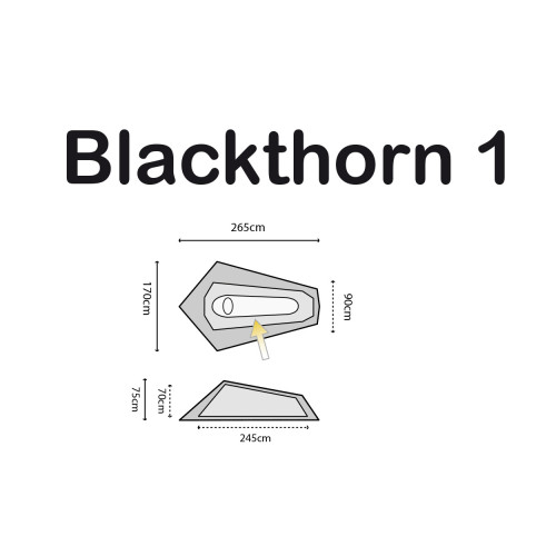 Намет Highlander Blackthorn 1 Hunter Green (TEN131-HG)