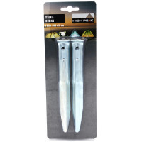 Колышки High Peak Steel V-Peg 18 см 6 шт. Silver (42205)