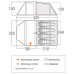 Палатка Vango Skye II Air 400 Herbal (TEQSKYEAIH09173)