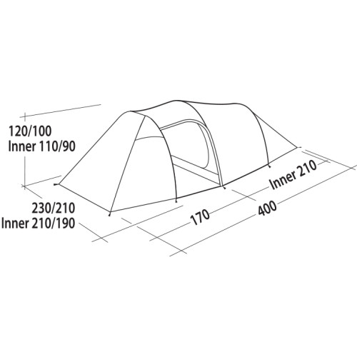 Намет Easy Camp Magnetar 400 Rustic Green (120416)