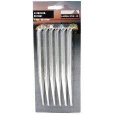 Колышки High Peak Alloy V-Peg 18.5 см 6 шт. Silver (42225)