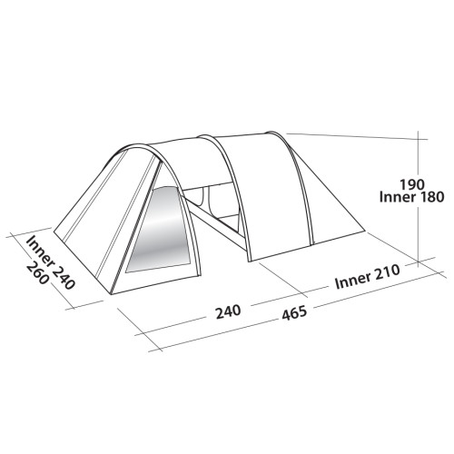 Намет Easy Camp Galaxy 400 Teal Green (120356)